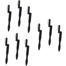 Juego de 9 mini peines para cejas y cepillos para pestañas, herramienta de maquillaje multifuncional portátil.