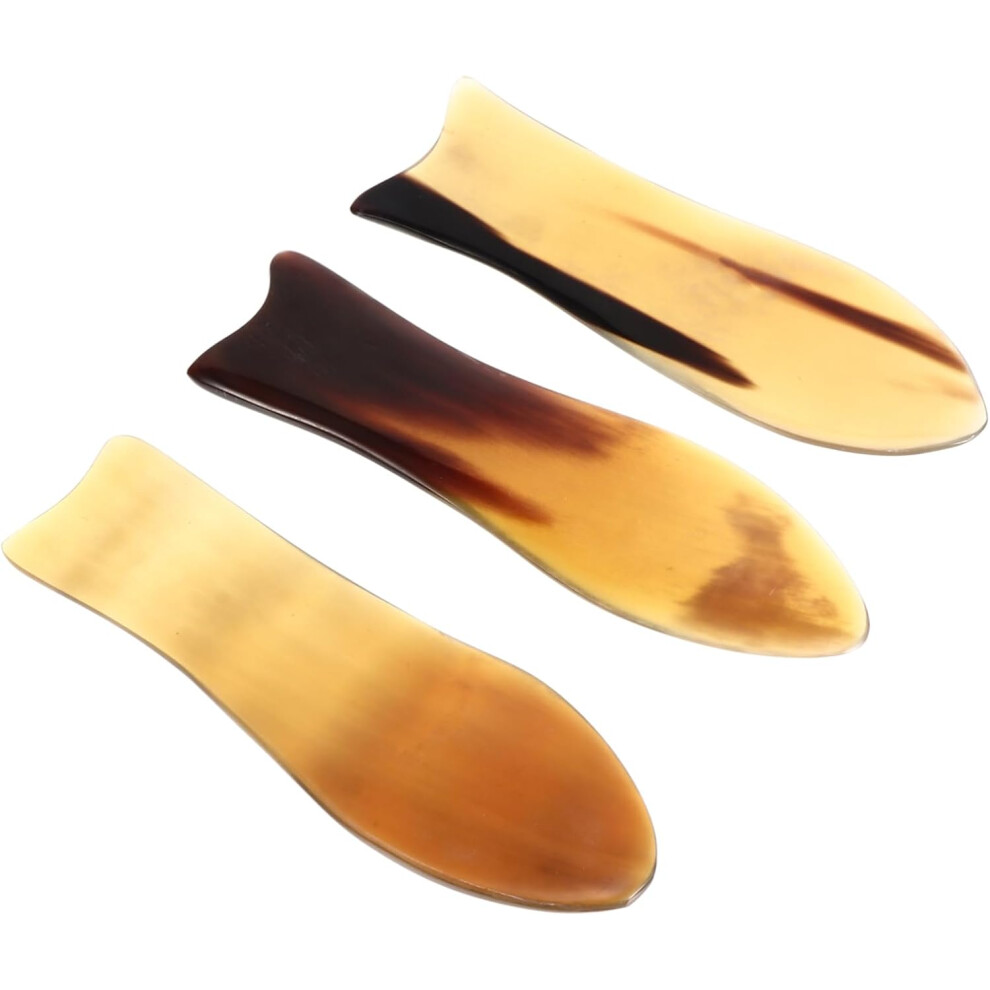 Hkhbjs 9Pcs Horn Scraping Plate Gua Sha Boards Massage Horn Scraping Tool For Body Massager And Home Use