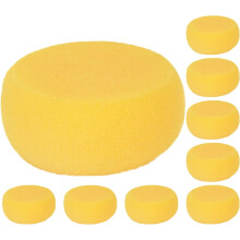 Éponges en céramique jaune à absorption d'eau améliorée, lot de 9, éponges rondes absorbantes