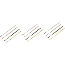 Lot de 9 cure-oreilles en acier inoxydable à ressort, de couleur aléatoire, pour le nettoyage des oreilles à usage domestique.