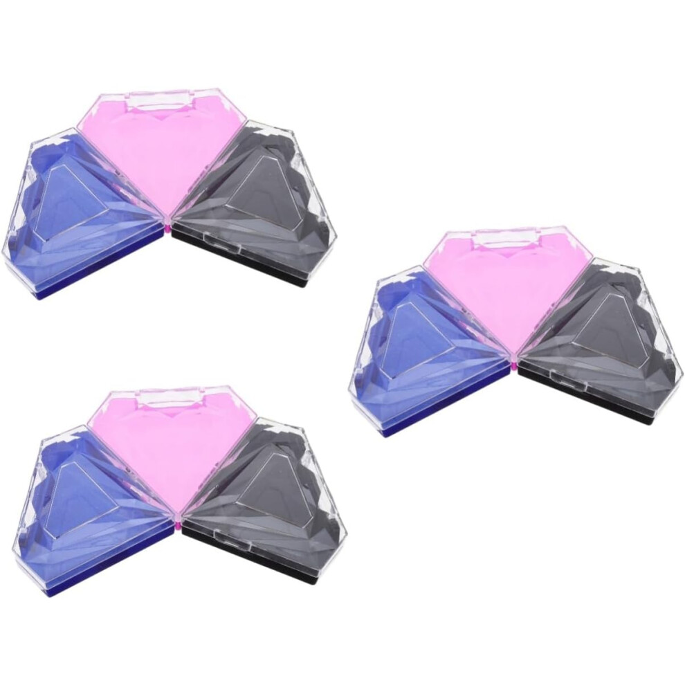 Hkhbjs 9Pcs Eyelash Box Travel Portable False Eyelash Case Makeup Storage Box Containers