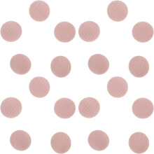 100 boutons roses de 15 mm recouverts de tissu, fermetures de couture pour la décoration de chemises et de manteaux