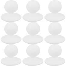 100 stuks witte nylon koksjasknopen, vervangende knopen voor koksuniformen, werkkleding en handwerk.