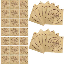 Papier aluminium doré réutilisable pour emballage de bonbons et chocolats (100 pièces)