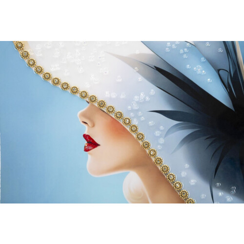 Dipinto su tela laccato con cornice cm 62x4x92 1