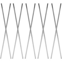50 Stück Edelstahl-Blockierstifte für Strick- und Häkelbretter, 6-Zoll-Metallstifte-Set