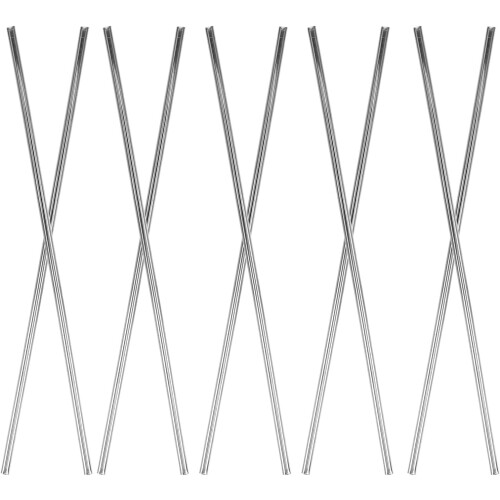 50Pcs aço inoxidável haste bloqueio alfinetes para malha e crochete placas, 6 polegadas de metal alfinetes conjunto