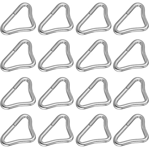90pcs High-Strength Trampoline Triangle Rings V-Rings Replacement Buckles