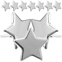 Lot de 100 attaches parisiennes argentées pour loisirs créatifs, scrapbooking et autres accessoires de bricolage.