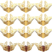 50 mini caissettes carrées pour cupcakes, papier d'emballage chocolat.