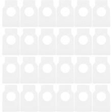 100pcs Double Sides Blank Tags Wine Bottle Label 3.5x2.0 Inch PVC Erasable Reusable
