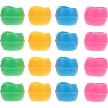 50 Stück Silikon-Garnspulenhalter in verschiedenen Farben, Spulenhalterclips, Nähgarn-Kontrollklemmen