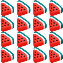 100 Mini-Wassermelonen-Tonperlen-Anhänger für DIY-Schmuckherstellung, Frucht-Abstandshalter für Armbänder und Halsketten