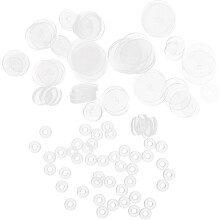 10 stk. negleposisjoneringsklemmer festeverktøy manikyrklemme plastposisjoneringsklemmer for neglekunstforlengelse akrylforsyninger