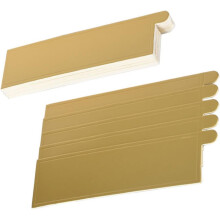 100 plateaux de service à gâteaux, fond doré, rectangulaires, en carton, faciles à nettoyer