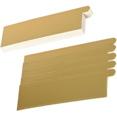100pcs Cake Serving Tray Gold Cake Bottom Board Rectangular Cardboard Easy to Clean