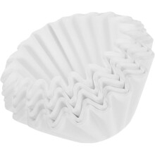 50 weiße Papierkaffeefilterbecher für Espresso- und Filterkaffeemaschinen, feine Filtration, praktisches Design, geeignet fürs Büro