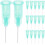 100pcs Industrial Dispensing Needle Stainless Blunt Tip Needle Multipurpose Applicator Tip 1