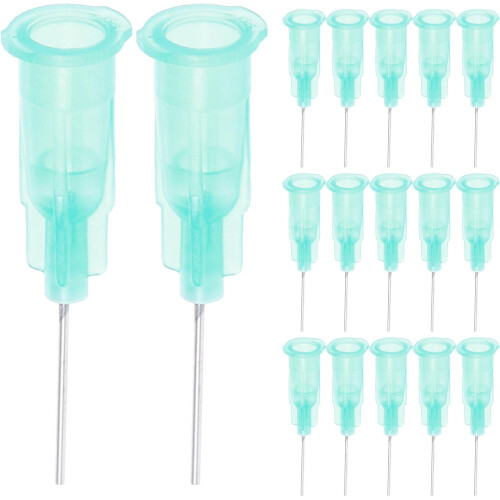 100pcs Industrial Dispensing Needle Stainless Blunt Tip Needle Multipurpose Applicator Tip