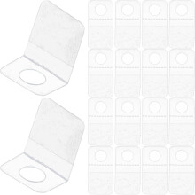 100 Stück selbstklebende Haken, Einzelhandelsaufkleberhaken, PVC, starker Klebstoff, tragbar für Geschäfte und Supermärkte