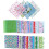 50 τεμάχια Patchwork από καθαρό βαμβάκι για DIY Quilting Projects με floral print 1