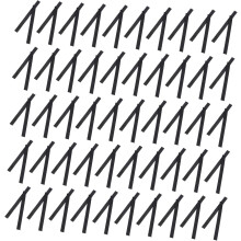 100 housses de protection extensibles en filet PE pour pinceaux de maquillage