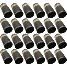50pcs Heat Shrink Film Wine Bottle Supplies Corks Capsules Black PVC Compact Decorative Sealing Caps