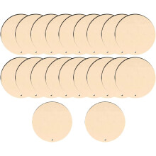 Geformte Holzohrringe, leichte, lässige Party-Ohraccessoires für Mädchen, 5 cm Durchmesser, robuster Ohrhänger