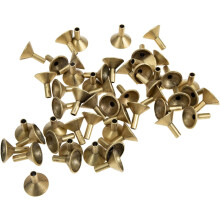 50 Stück Rückfluss-Räuchergefäßständer aus Goldlegierung, Halterungen für Räucherkegel, einfache Struktur, praktisches Design