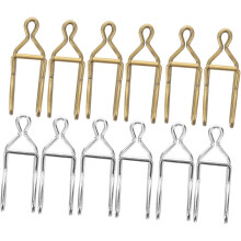 50 Stück Taschenuhr-Kettenclips aus Metall für DIY-Bastelarbeiten, modische Schlüsselanhänger-Accessoires für Damen.
