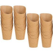 Pommes-Frites-Becher aus Kraftpapier, 14 oz, 50 Stück, Mehrzweck-Snackbehälter