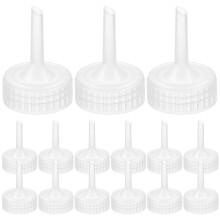 50 stuks kleine witte vultrechters voor warmwaterkruiken, mini-vloeistofdoseertool
