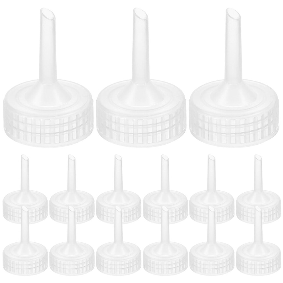 Hkhbjs White 50Pcs Small Filling Funnels For Hot Water Bottle, Mini Liquid Dispensing Tool