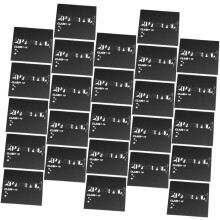 100 Stück dekorative Tischkarten für Abschlussfeiern, schwarzes Papier