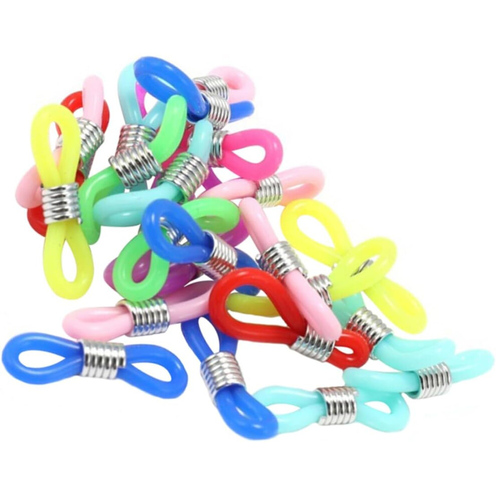 Hkhbjs 100Pcs Lost Chain Buckle Glasses Chain Connector Eyeglass Strap Ends Eyeglasses