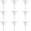 100pcs Professional Funnels Plastic Funnels Tiny Dispensing 1