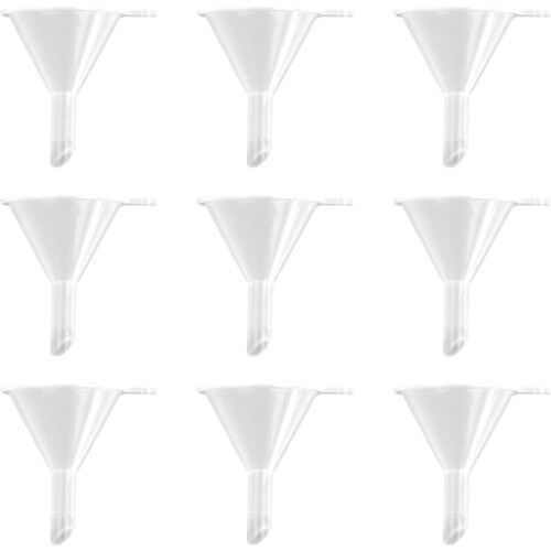 100pcs Professional Funnels Plastic Funnels Tiny Dispensing