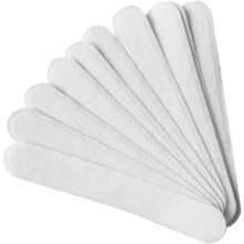 40pcs Disposable Sweatband Stickers Hat Pads White Non-Woven Fabric Sweat Absorption Caps Sweat Bands
