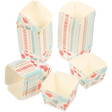 100 Stück Papierförmchen für Kuchen und Muffins – Elegantes und hochwertiges Zubehör aus Papier