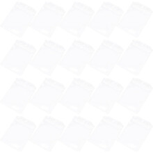 50 stuks PVC-houders voor werkkaarten en ID-badgehoezen, beschermers voor tentoonstellingscertificaten, voor kantoor, school en zakelijk gebruik.