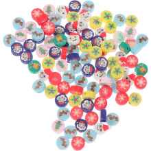 100 Stück Polymer Clay Perlen Charm Schmuckherstellung Lose Perlen DIY Armband Halskette Schmuck lose