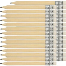 40 ks mini drevených golfových ceruziek s gumou, 10 cm krátke okrúhle písacie ceruzky do kancelárie