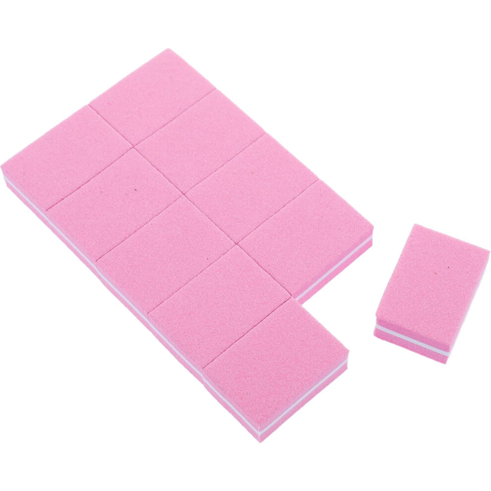 Hkhbjs 50Pcs Pink Nail Buffer Sponge Blocks Mini Fingernail Files Nail File Tools For Manicure Pedicure Acrylic Gel Care At Home