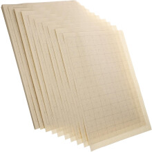 100 Blatt chinesisches Reispapier (Xuan-Papier) für Kalligrafieübungen, 3,0 cm Raster, geeignet