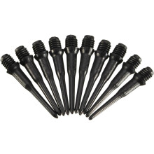 100Pcs Soft Tip Dart Points Electronic Accessory Black Screw Thread Tips