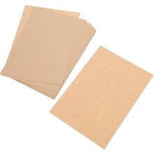 Vintage A5 braunes Kraftpapier, Blanko-Briefpapier, 50 Blatt, dekoratives Schreibpapier