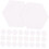 100pcs Quilting Paper Piercing Mold Template with Good Flexibility and Smooth Surface 1