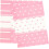 100sheets Nougat Candy Wrappers de papel elegante Dot Wraps Food-safe para presentes e confecção de doces 1