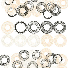 40 Blatt Spezial-Bastelpapier mit geprägter Hohlspitze für Scrapbooking, DIY und Planerdekoration