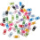50Pcs 10Mm Quick Release Plastic Buckle Clips for Backpack Webbing Straps, Safety Snap Buckles 1
